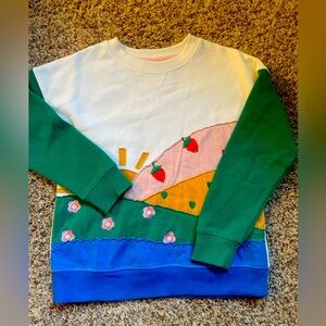 Mini Boden sweatshirt with appliqué size 8-9